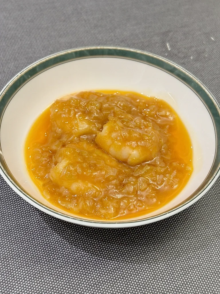 กุ้งผัดซอสพริกของ Rogairo